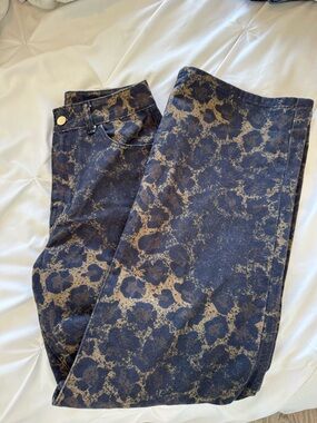 Missguided Leopard Print Jeans
